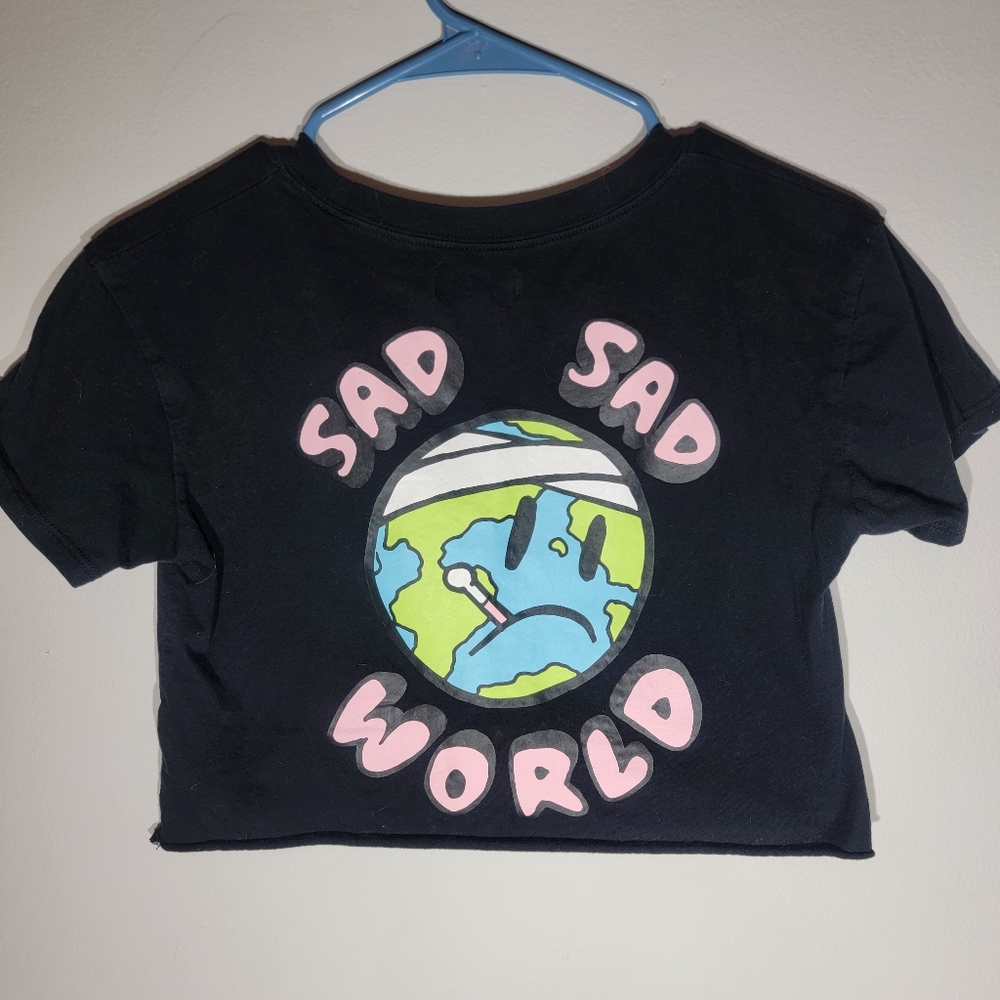 🌏SAD SAD WORLD CROP TOP🌏